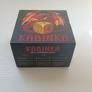 DND 7 in 1 Spinner Dice Dungeons and Dragons, BRONZE, Spinning Dice role playing
